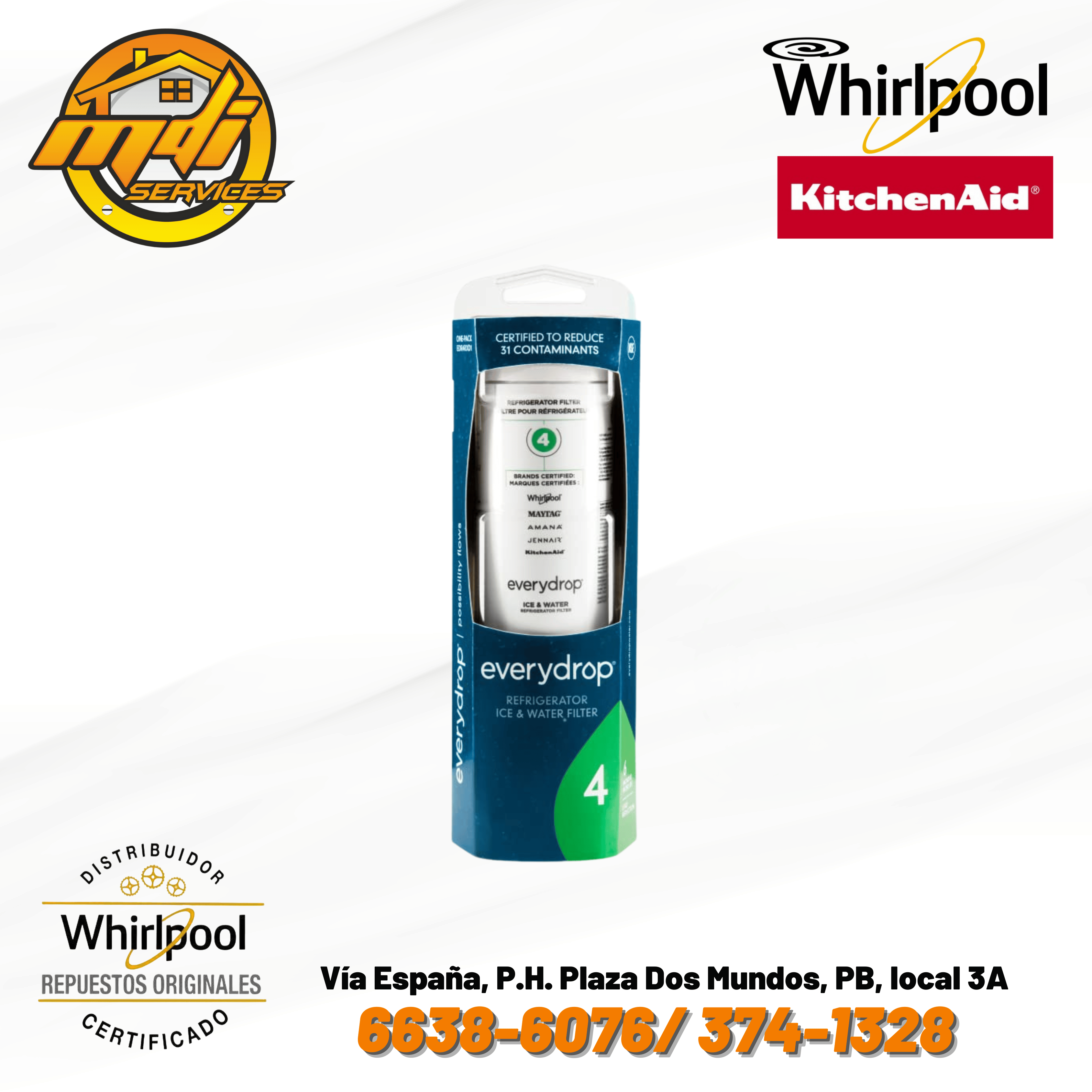FILTRO NEVERA WHIRLPOOL